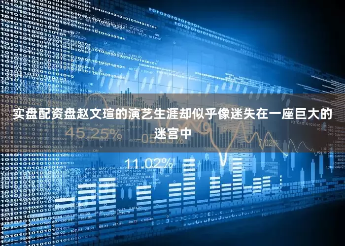 实盘配资盘赵文瑄的演艺生涯却似乎像迷失在一座巨大的迷宫中